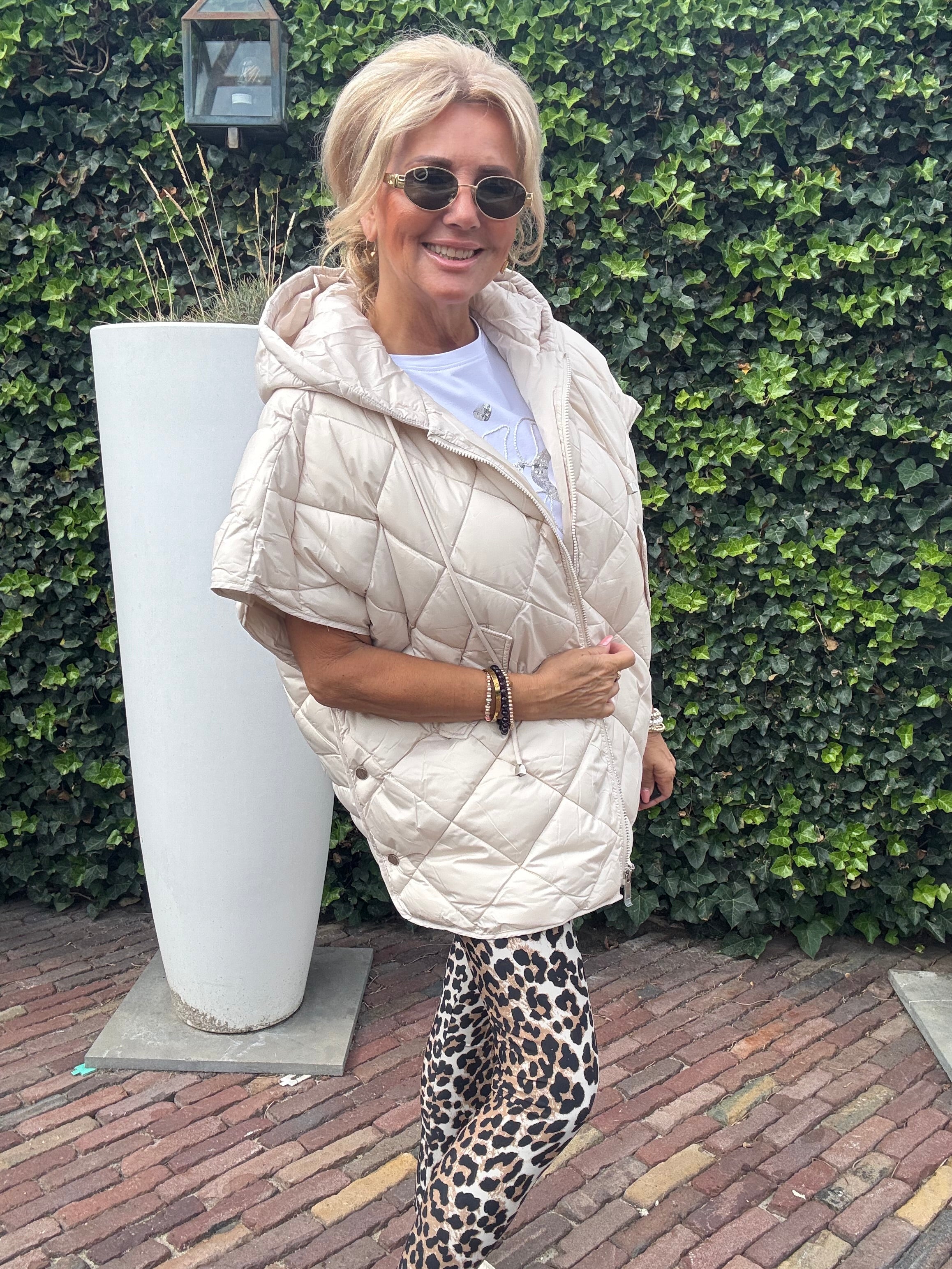 Puffy Bodywarmer Beige